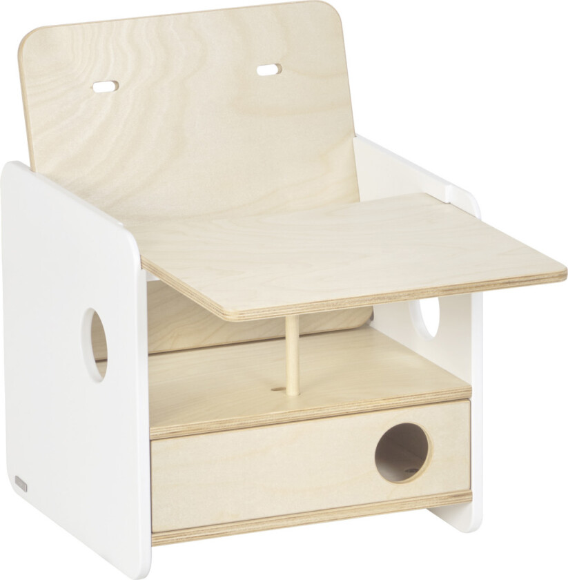 LAFORMA Nuun brett til barnestol - naturlig bjørkefiner