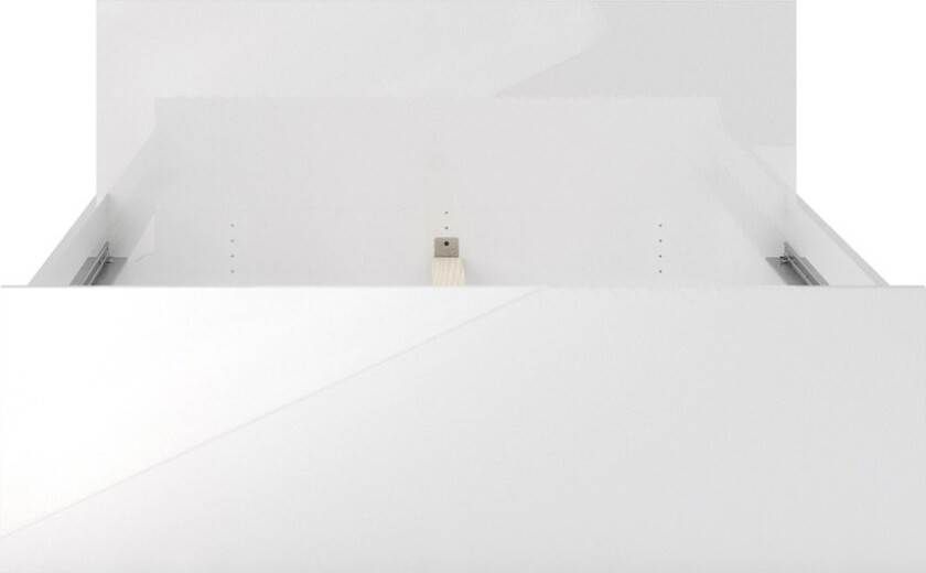 TVILUM Naia sengeramme - hvit høyglans (140x200)