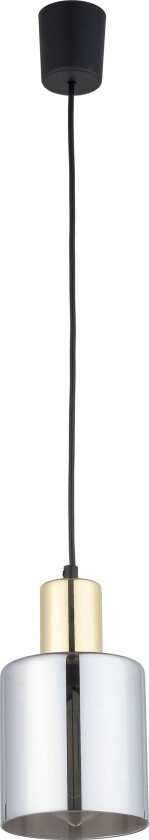 Sierra taklampe - glass og gullmetall