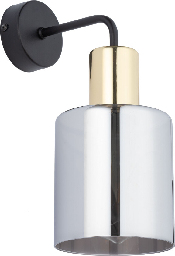 Sierra vegglampe - glass og gullmetall