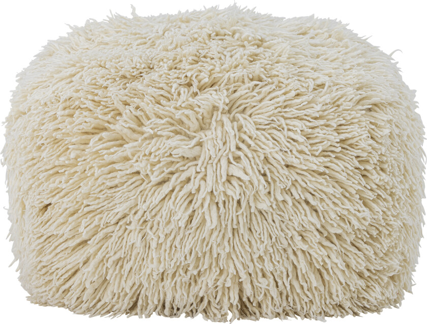 BLOOMINGVILLE Lomba puff, naturlig, ull