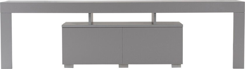 Enclave TV-bord, med 2 dører og 3 åpne rom - grå melamin (180x31,3)