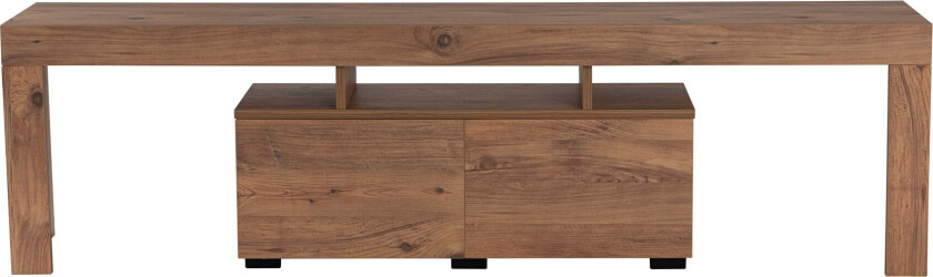 Enclave TV-bord, med 2 dører og 3 åpne rom - Atlantic Pine melamin (180x31,3)