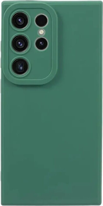 Samsung Galaxy S24 Ultra Matt Fleksibelt Plast Deksel - Grønn