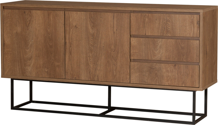 NORDVÄRK Ruba-konsoll, valnøtt Svart