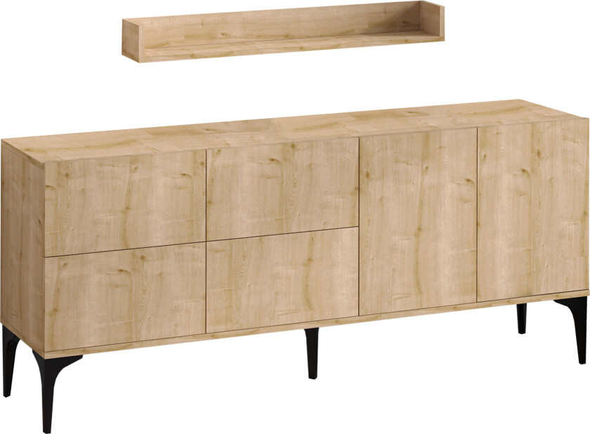 NORDVÄRK Stella konsoll, safir eik