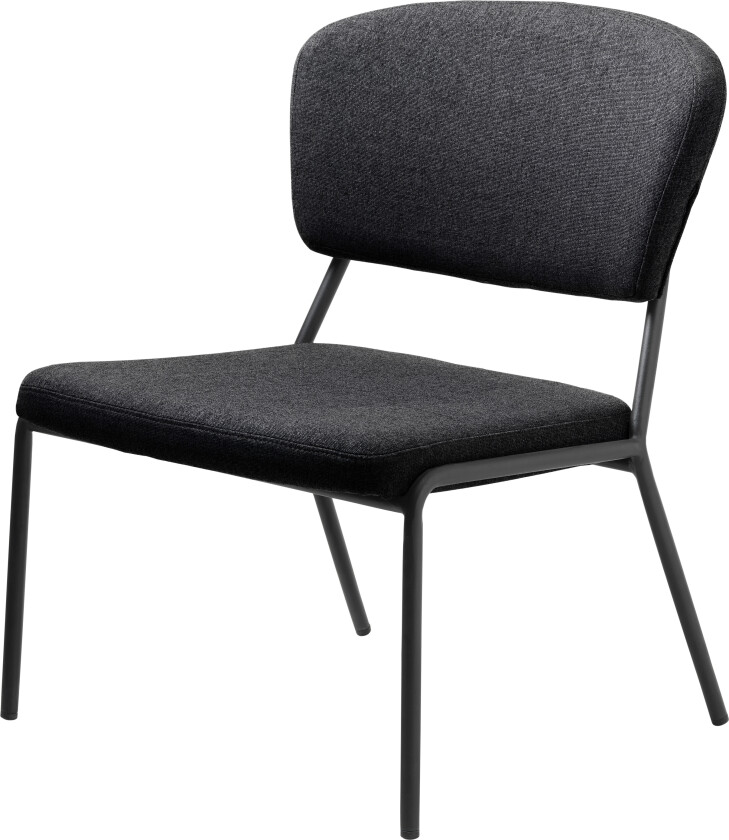 BRANTFORD LOUNGE-stol GREY FABRIC