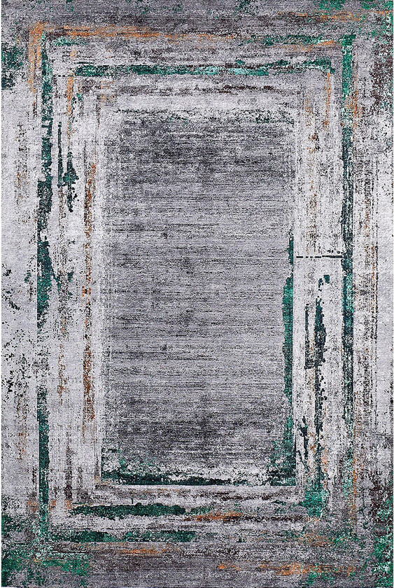 TEPPI Woopamuk020 mønstret teppe, rektangulært - flerfarget bomull og polyester (120 x 180)