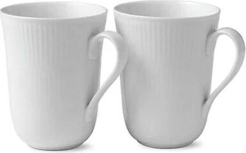 White Fluted krus 2-pakn. 33 cl