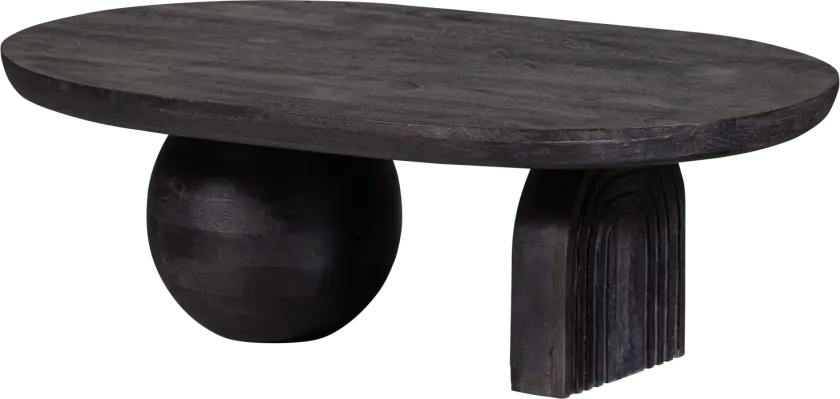 Bilde av WOOOD Steppe Sofabord Mango Tre Sort