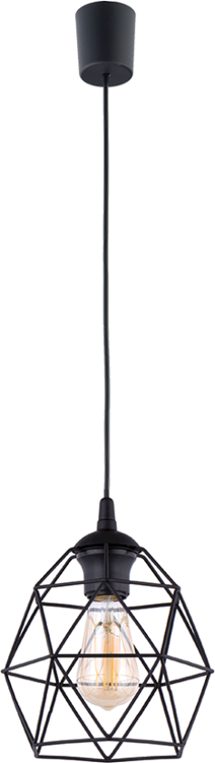 Galaxy taklampe - svart metall