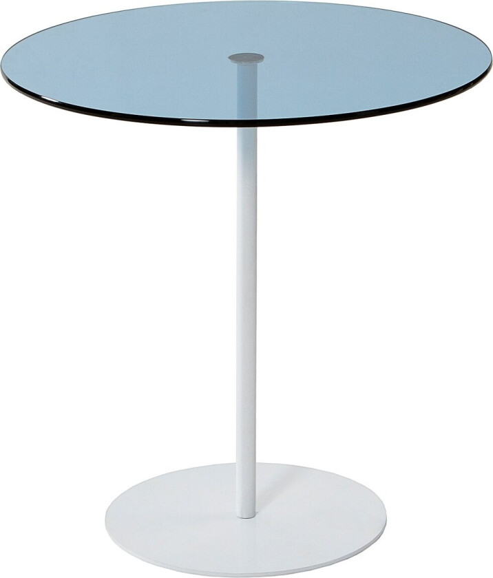 Chill sidebord, hvitBlå