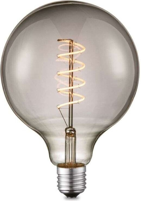 LED-pære E27 G125 4 W 1 800 K dimbar røyk