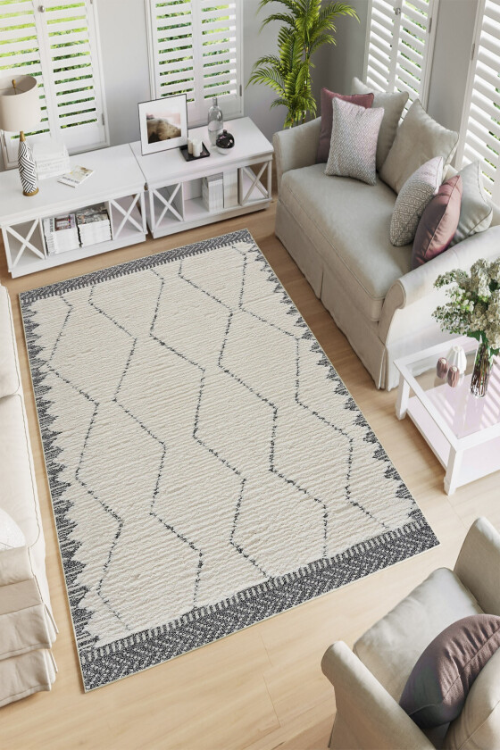 TEPPI W1073 teppe, rektangulært - flerfarget polyester (180x280)