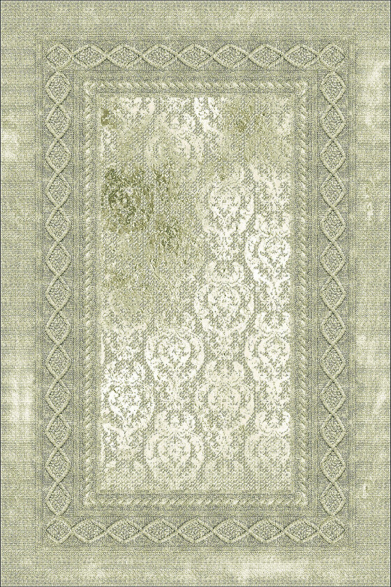 TEPPI Wookece211 mønstret teppe, rektangulært - flerfarget polyester (50x80)