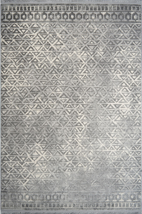 TEPPI Notta teppe med mønster, rektangulært - flerfarget polypropylen og polyester (200x290)