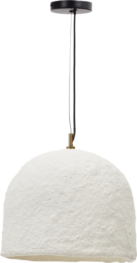 LAFORMA Sineu taklampe, rund - hvit pappmaché (Ø34,5)