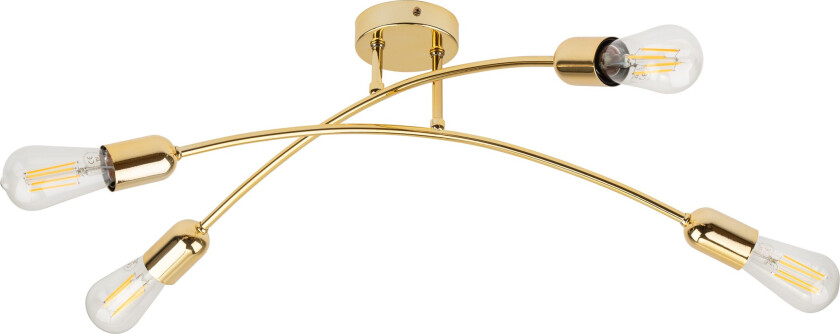 Helix taklampe - gull metall