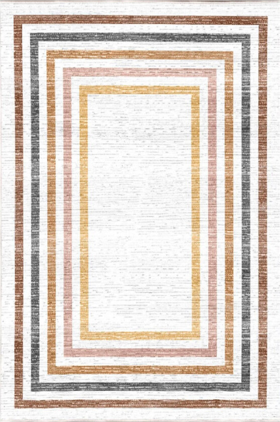 TEPPI EEXFAB878 mønstret teppe, rektangulært - flerfarget bomull (160x230)