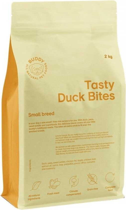 Buddy Petfoods Tasty Duck Bites (2 kg)