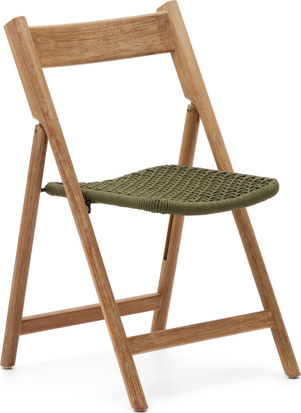 LAFORMA Dandara hagestol, sammenleggbar - grønn snor, akasietre og stålkonstruksjon