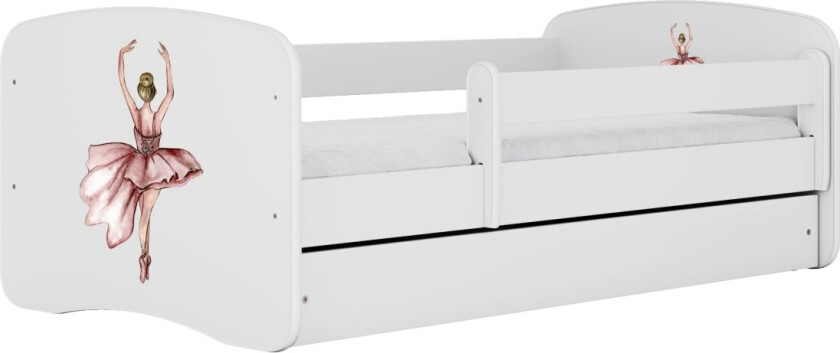 KOCOT KIDS Seng babydreams hvit danser med skuff med madrass 180/80