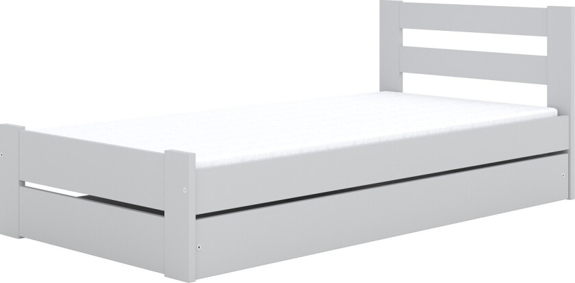 KOCOT KIDS Seng Emil hvit 160 med madrass