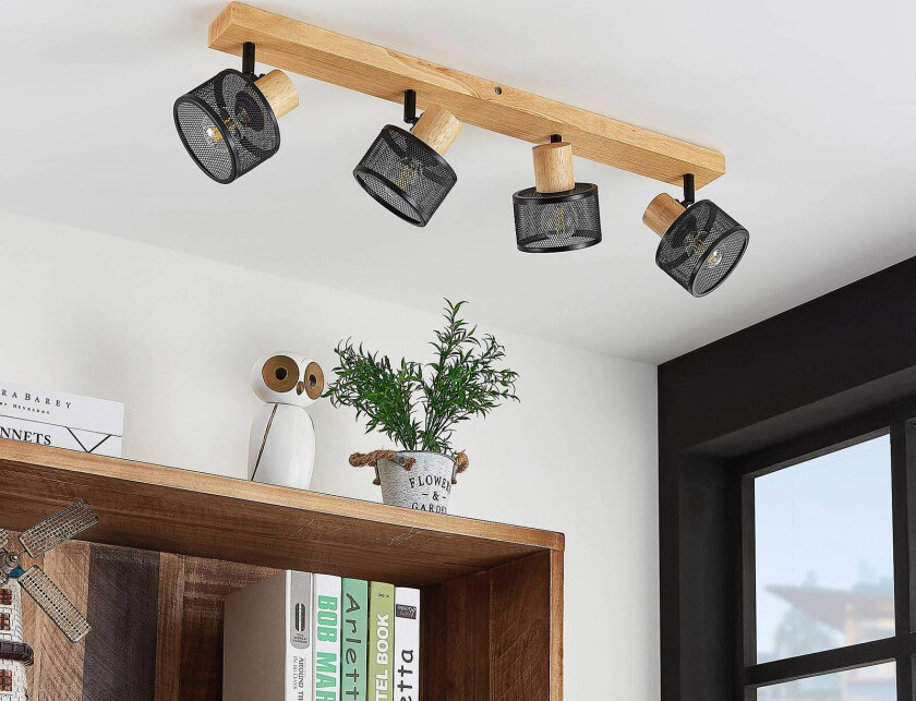 Evinora takspot av tre, 4 lyskilder