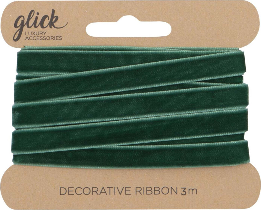 Gavebånd 3m Velvet Grønn