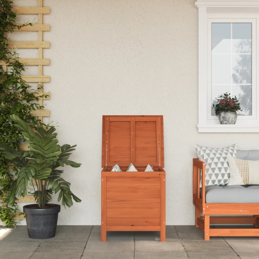 Putekasse brun 50x49x56,5 cm heltre gran