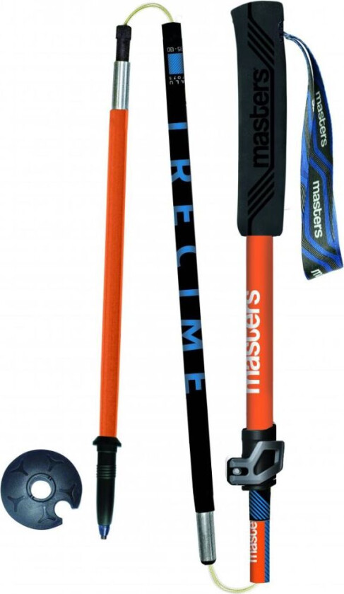 TRECIME Trekking Pole, Black-Orange, 110-130