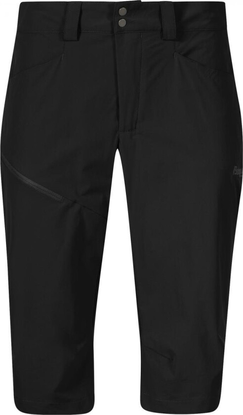 Vandre Light Softshell Long Shorts Women Dame, 91 Black, 44