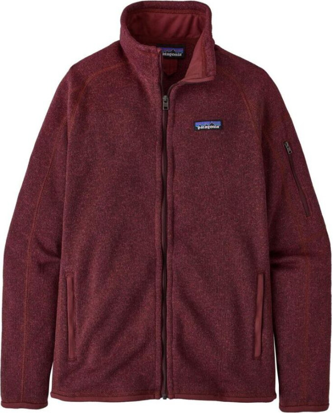 W´S Better Sweater Jkt Dame, Seqr Sequoia Red, XS