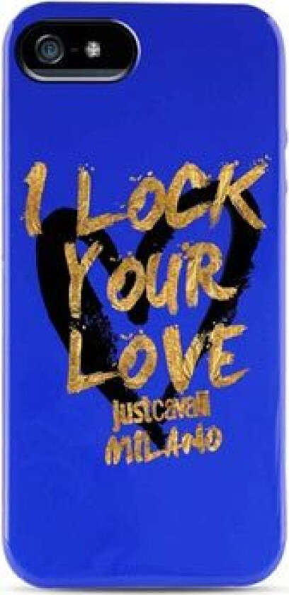 iPhone 5 / 5S / SE Puro Just Cavalli TPU Deksel - Blå