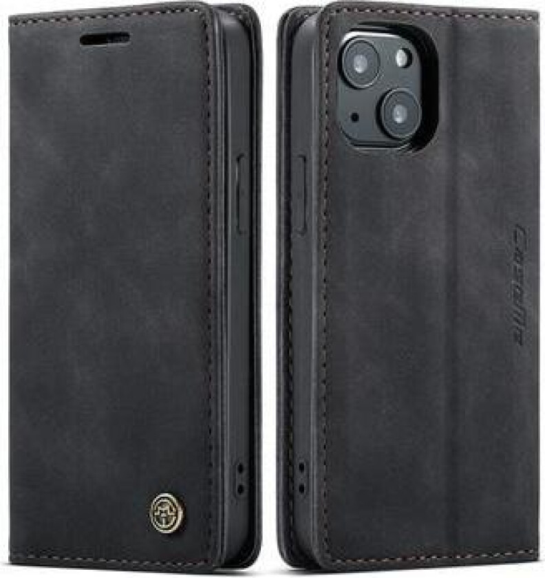 iPhone 13 Caseme 013 Series Lommebok-deksel - Svart