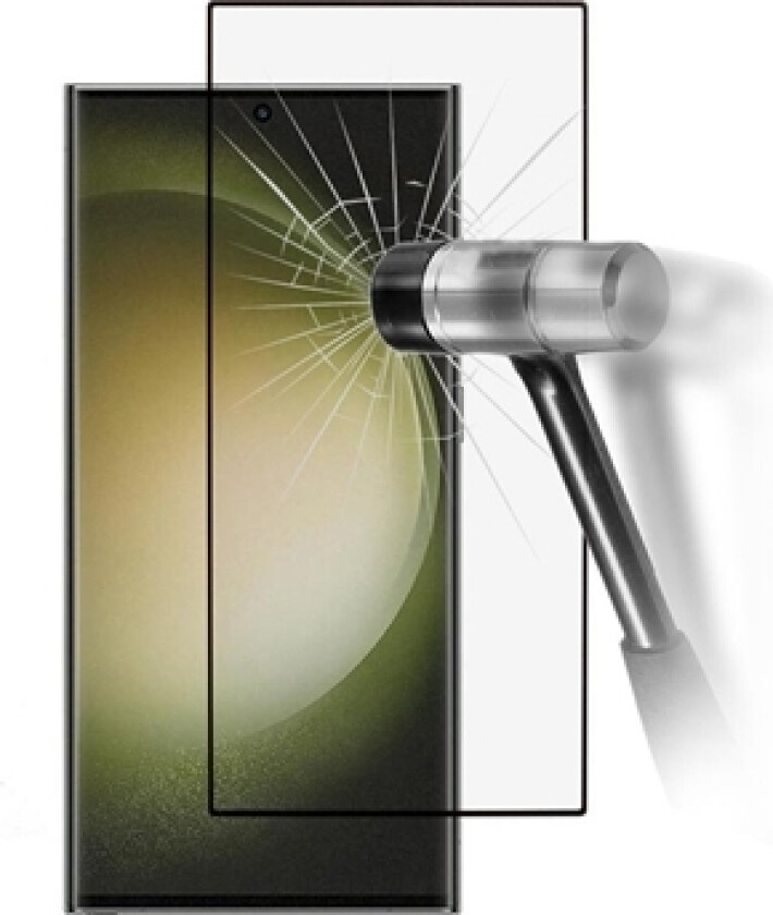 Samsung Galaxy S24 Ultra Full Cover Skjermbeskyttere Panzerglass - Svart Kant