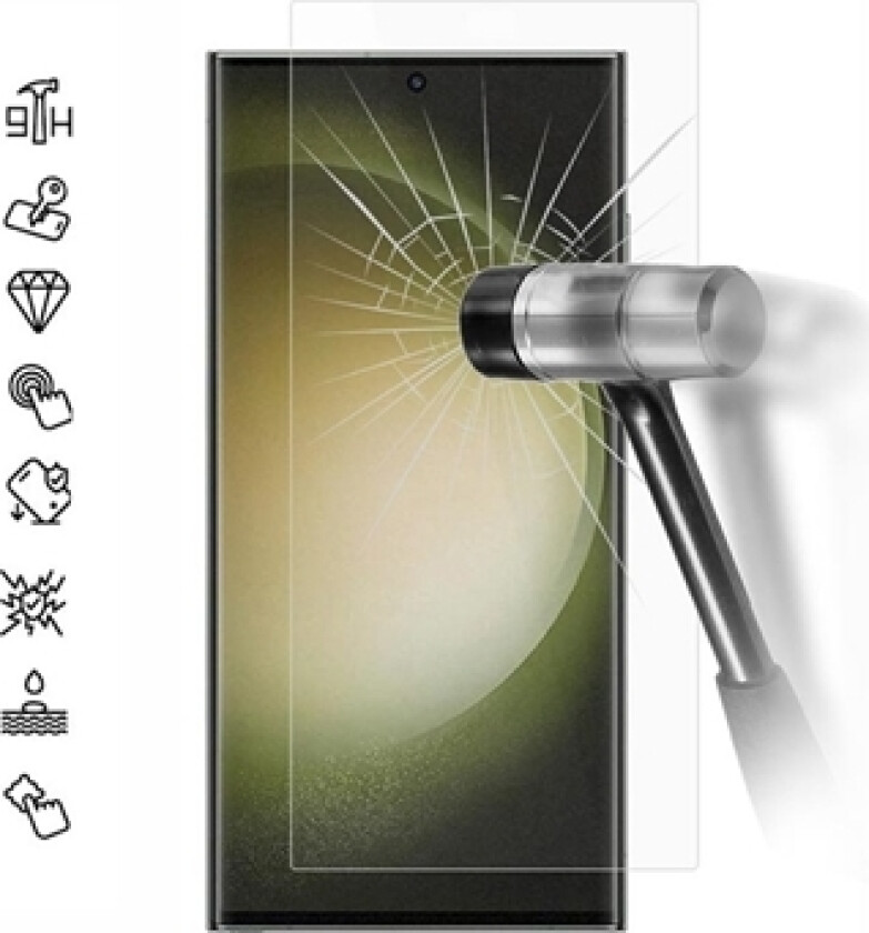 Samsung Galaxy S24 Ultra Skjermbeskyttere Panzerglass - Case Friendly - Klar