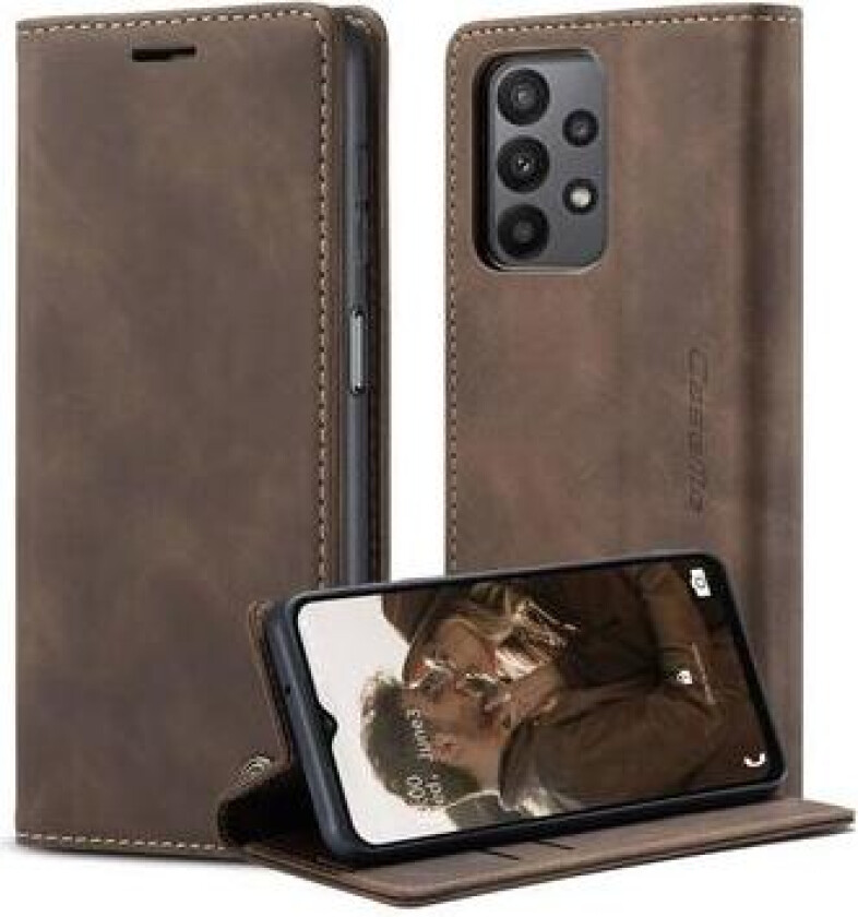 Samsung Galaxy A23 5G Caseme 013 Series Lommebok-deksel - Kaffe