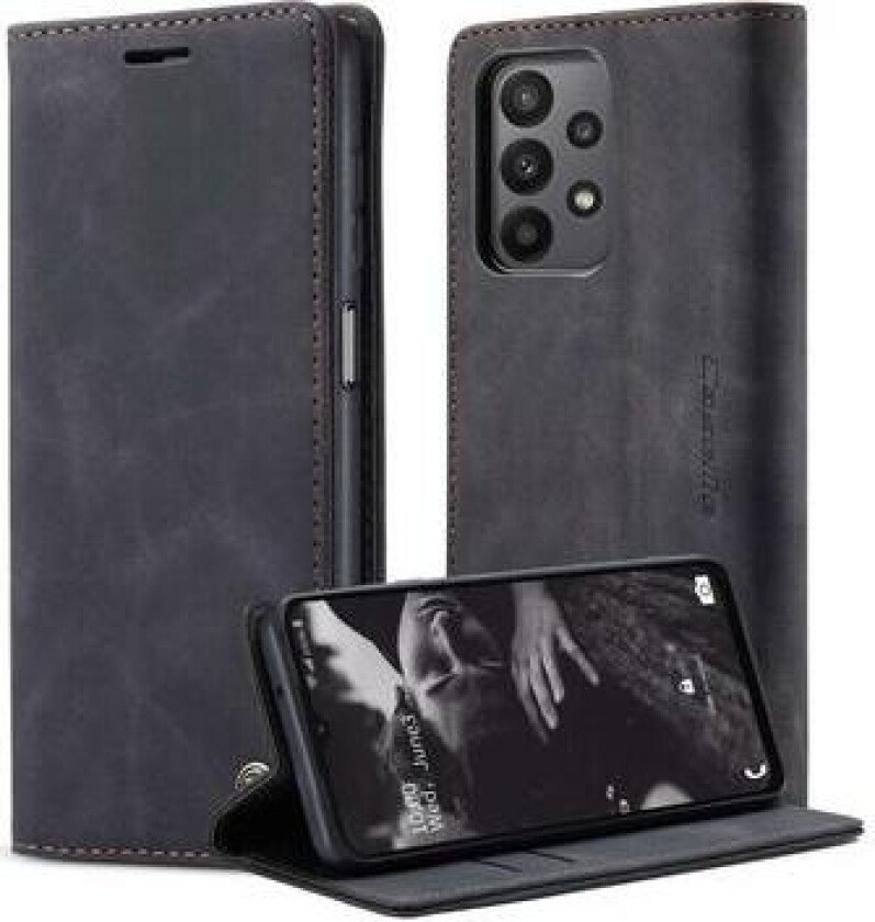 Samsung Galaxy A23 5G Caseme 013 Series Lommebok-deksel - Svart