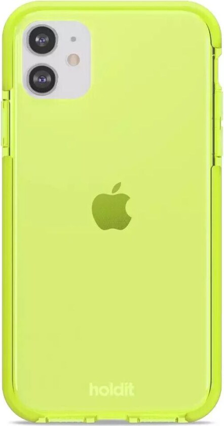 Holdit iPhone 11 Seethru Deksel - Acid Green