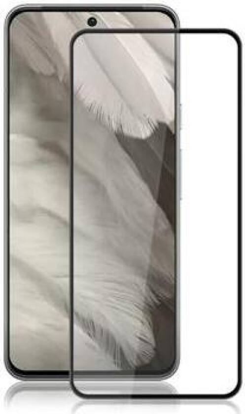 Google Pixel 8 Mocolo Full Dekning Skjermbeskytter - 9H - Svart Kant