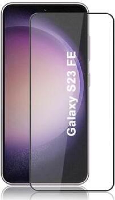 Samsung Galaxy S23 FE Mocolo Full Dekning Skjermbeskyttere Panzerglass - 9H - Svart Kant