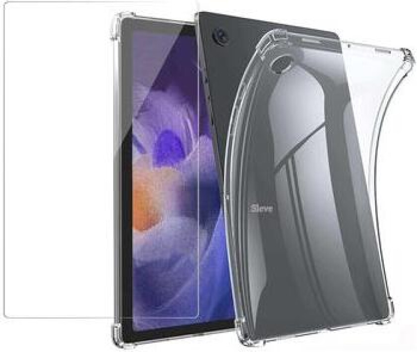 Samsung Galaxy Tab A9 Saii 2-i-1 TPU-deksel & Skjermbeskyttere Panzerglass