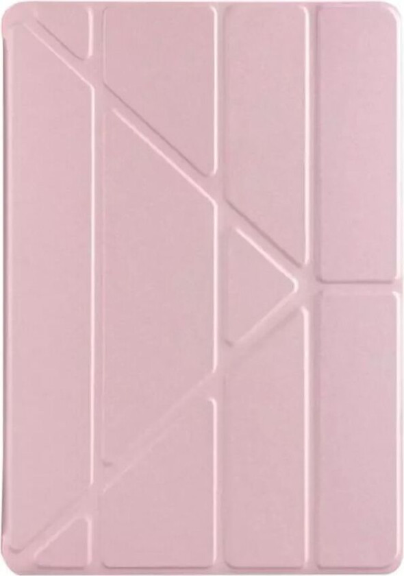 iPad 10.2 (2021 / 2020 / 2019) Deksel - Fleksibel Origami Deksel - Rose Gull