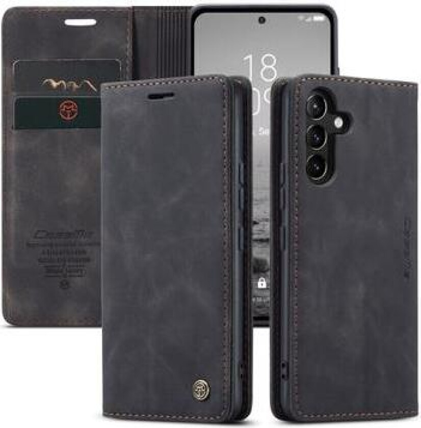 Samsung Galaxy A54 5G Caseme 013 Series Lommebok-deksel - Svart