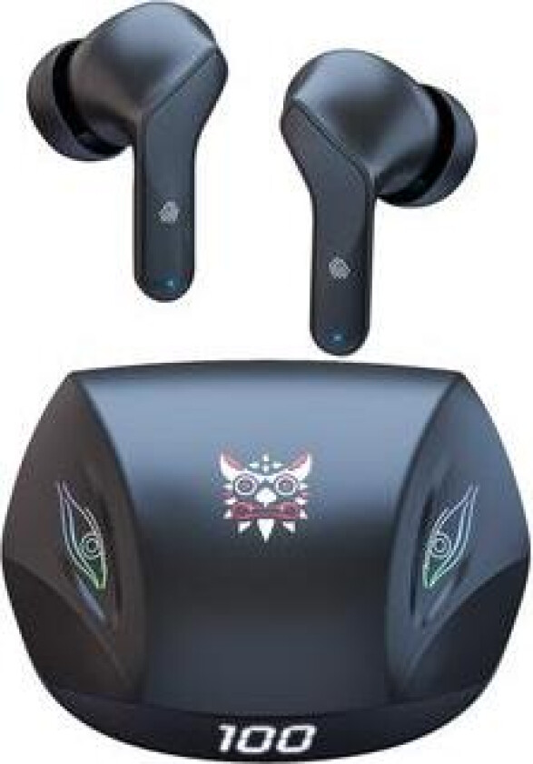 ONIKUMA T33 Trådløse, støyreduserende Bluetooth-øretelefoner TWS BT5.1 E-sport gaming-øretelefoner med ladeboks