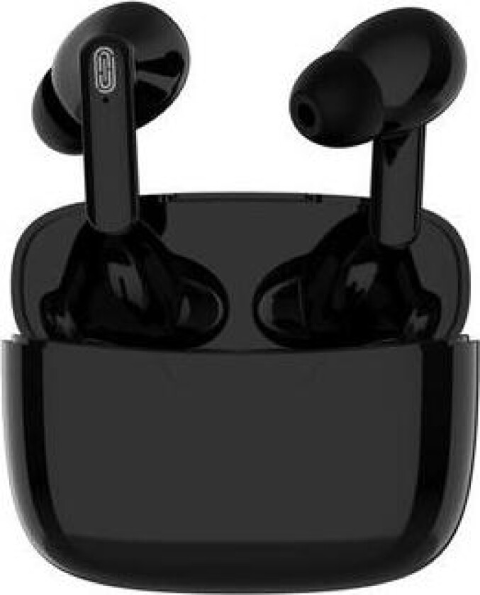 Y113 TWS Bluetooth 5.0 trådløst stereohodesett vanntett med fingeravtrykk og berøring for musikksamtaler Sport-øretelefoner - svart