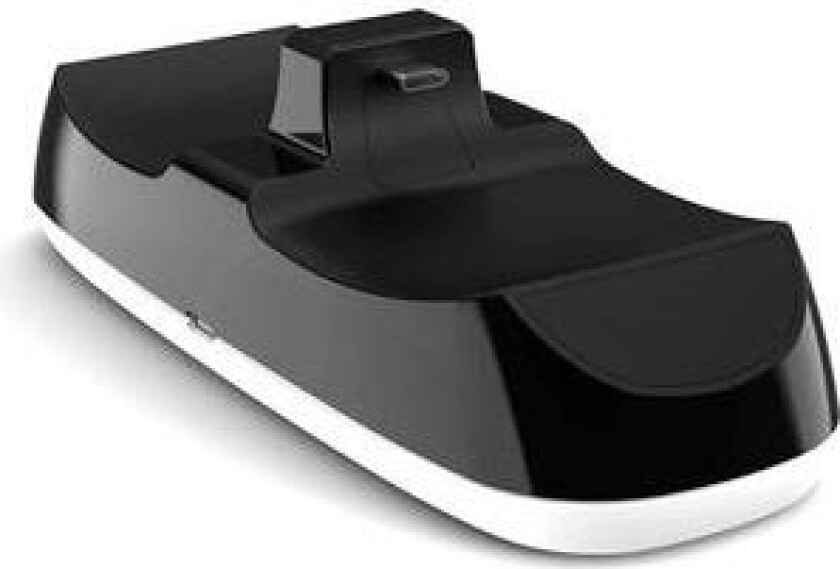 PS5-kontrollerlader med dobbel ladestasjon - svart