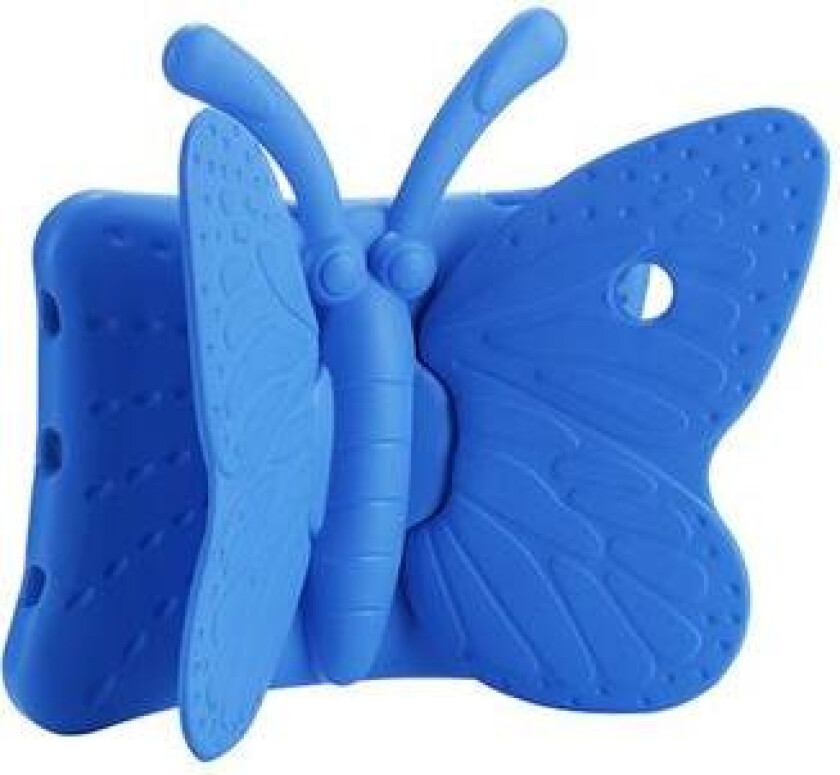 3D Butterfly Kids Støtsikkert EVA-telefondeksel med støtte for barn til iPad Pro 9.7 / Air 2 / Air - Blå