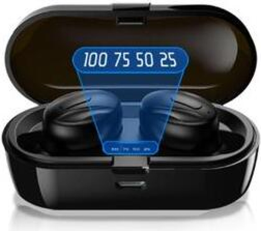 XG13 TWS Bluetooth 5.0-hodetelefoner med LED-strømdisplay i øret Gaming HIFI-lyd Sport-hodetelefoner